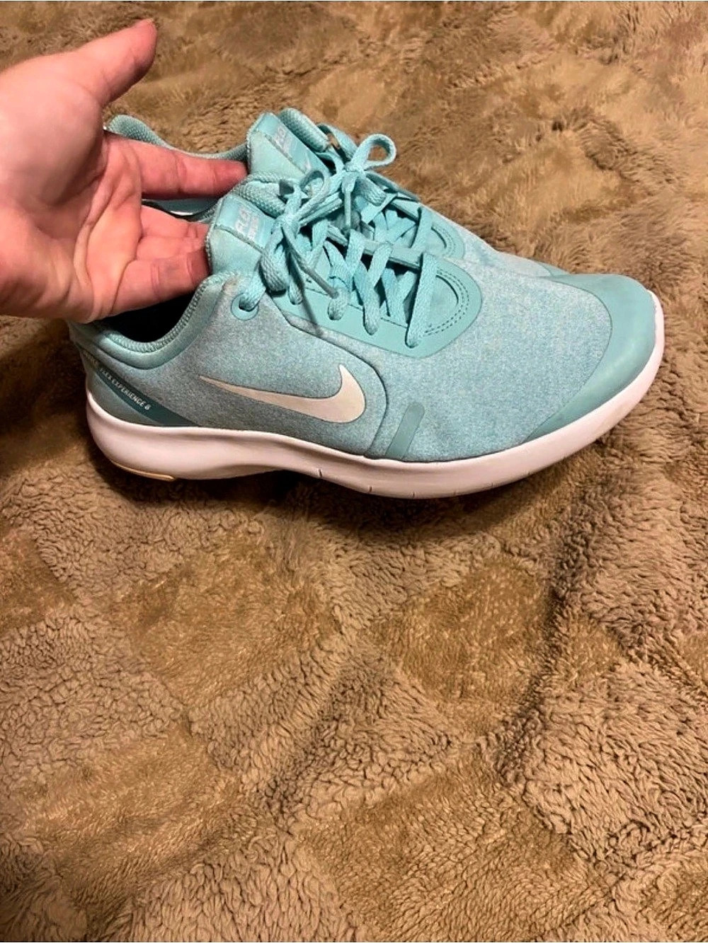 Nike Flex Experience Run Women's Athletic Shoes Blue US 8.5